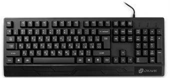 Клавиатура Оклик 115M черный USB (подставка для запястий) - купить недорого с доставкой в интернет-магазине