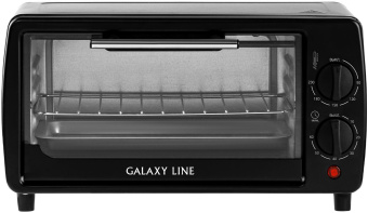 Мини-печь Galaxy Line GL 2625 8л. 1000Вт черный - купить недорого с доставкой в интернет-магазине