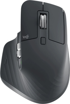 Мышь Logitech MX Master 3S графитовый оптическая (8000dpi) беспроводная USB (5but) - купить недорого с доставкой в интернет-магазине