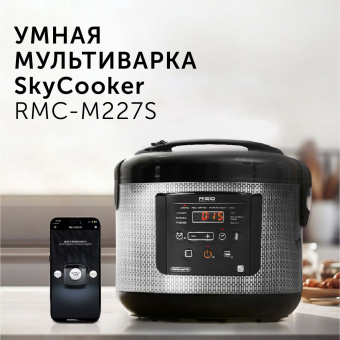 Мультиварка Red Solution RMC-M227S 5л 860Вт черный/серый - купить недорого с доставкой в интернет-магазине