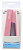 Комплект степлер+скобы Kw-Trio 055X66-PNK Swing Standing 24/6 26/6 (20листов) розовый 100скоб пластик блистер