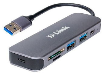 Разветвитель USB 3.0 D-Link DUB-1325/A2A 2порт. серый - купить недорого с доставкой в интернет-магазине