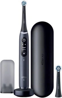 Набор электрических зубных щеток Oral-B iO Series 8N Set + extra brushead черный - купить недорого с доставкой в интернет-магазине