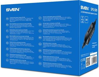Колонки Sven SPS-509 2.0 черный 6Вт - купить недорого с доставкой в интернет-магазине