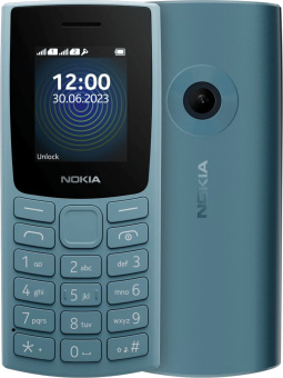 Мобильный телефон Nokia 110 (TA-1567) DS EAC 0.048 синий моноблок 3G 1.8" 240x320 Series 30+ 0.3Mpix GSM900/1800 MP3 - купить недорого с доставкой в интернет-магазине