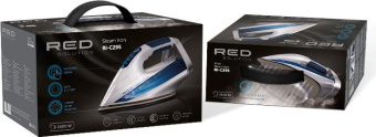 Утюг Red Solution RI-C295 2600Вт голубой/белый - купить недорого с доставкой в интернет-магазине