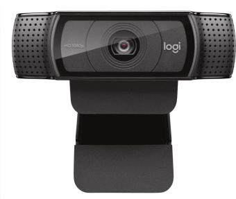 Камера Web Logitech HD Pro C920 черный 3Mpix (1920x1080) USB2.0 с микрофоном (960-001062) - купить недорого с доставкой в интернет-магазине