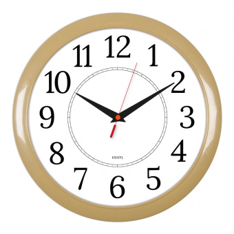 Часы настенные аналоговые Бюрократ WALLC-R88P D29см бежевый/белый (WALLC-R88P29/IVORY) - купить недорого с доставкой в интернет-магазине