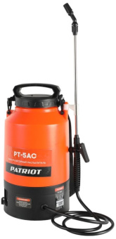 Опрыскиватель Patriot PT-5AC аккум. наплеч. 5л оранжевый/черный (755302540) - купить недорого с доставкой в интернет-магазине