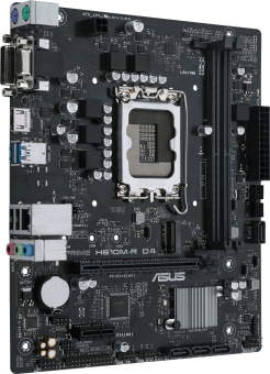 Материнская плата Asus PRIME H610M-R D4-SI Soc-1700 Intel H610 2xDDR4 mATX AC`97 8ch(7.1) GbLAN+VGA+DVI+HDMI White Box - купить недорого с доставкой в интернет-магазине