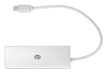 Разветвитель USB-C Digma HUB-4U3.0-UC-S 4порт. серебристый - купить недорого с доставкой в интернет-магазине
