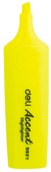 Текстовыделитель Deli ES621Syellow Macaron скошенный пиш. наконечник 1-5мм желтый - купить недорого с доставкой в интернет-магазине