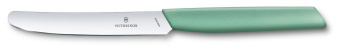 Нож кухонный Victorinox Swiss Modern (6.9006.1141) стальной столовый лезв.110мм прямая заточка мятный - купить недорого с доставкой в интернет-магазине