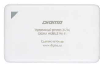 Модем 3G/4G Digma Mobile WiFi DMW1969 USB Wi-Fi Firewall +Router внешний белый - купить недорого с доставкой в интернет-магазине