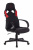 Кресло игровое Zombie RUNNER черный/красный ткань/эко.кожа крестов. пластик - купить недорого с доставкой в интернет-магазине