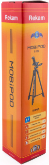 Штатив Rekam MOBIPOD E-120 универсальный черный (513гр.) - купить недорого с доставкой в интернет-магазине