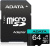 Флеш карта microSDXC 64GB A-Data AUSDX64GUI3V30SA2-RA1 Premier Pro + adapter - купить недорого с доставкой в интернет-магазине