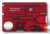 Швейцарская карта Victorinox SwissCard Lite (0.7300.T) красный полупрозрачный коробка подарочная - купить недорого с доставкой в интернет-магазине