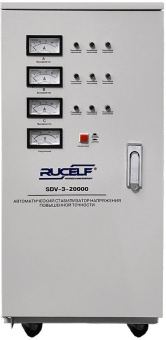 Стабилизатор напряжения Rucelf SDV-3-20000 20кВА трехфазный белый - купить недорого с доставкой в интернет-магазине