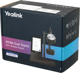 Гарнитура беспроводная Yealink WH66 Dual Teams черный - купить недорого с доставкой в интернет-магазине