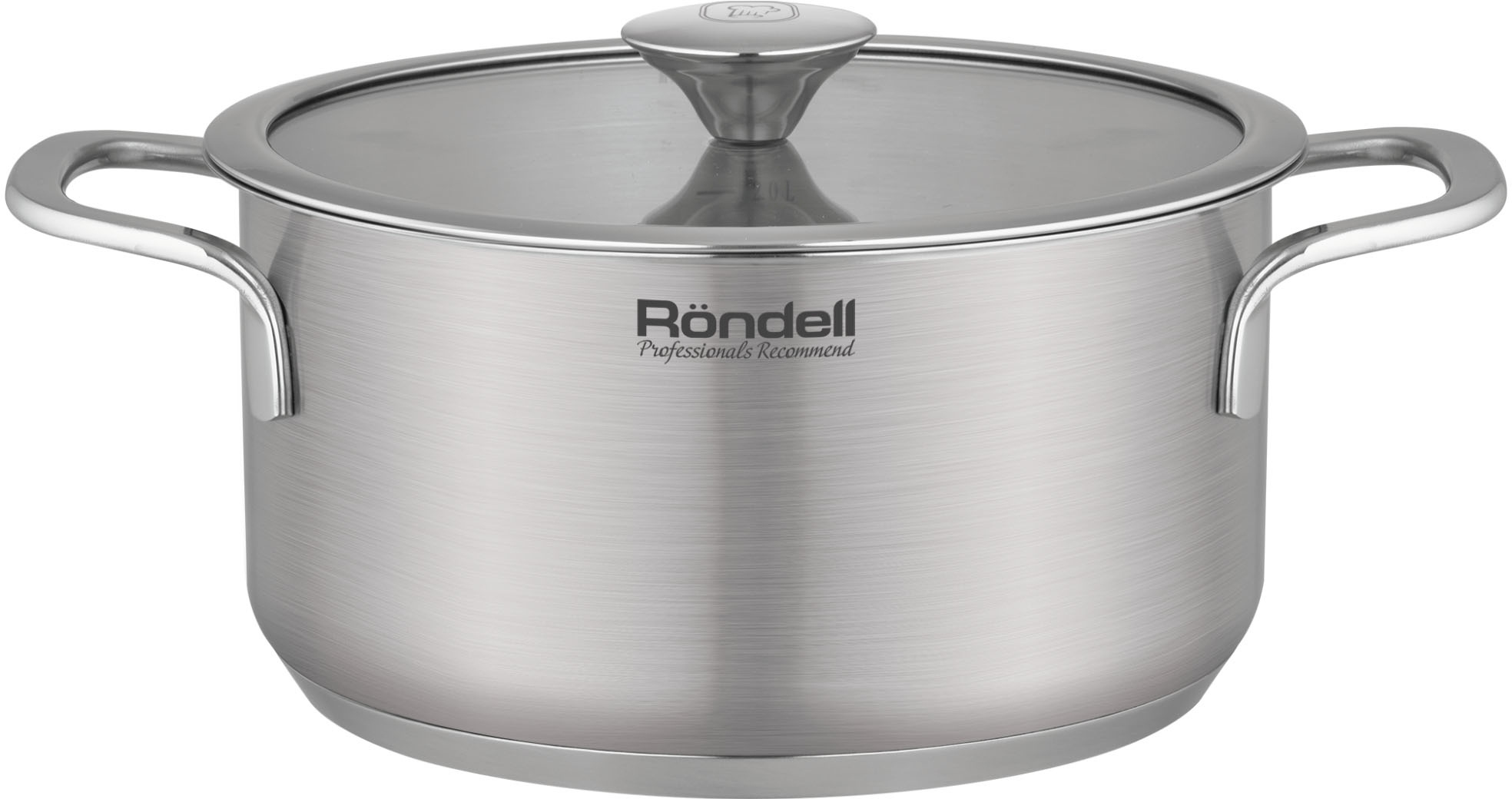 Кастрюля Rondell Modern RDS-1747 2.8л. d=20см (с крышкой) стальной Кастрюля Rondell Modern RDS-1747 2.8л. d=20см (с крышкой) стальной