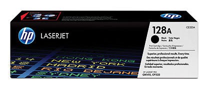 Картридж лазерный HP 128A CE320A черный бар.в компл. (2000стр.) для HP CM1415/CP1525