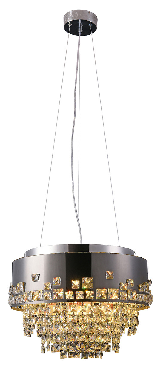 Люстра Hiper Angers H153-3 подвес. черный/хром