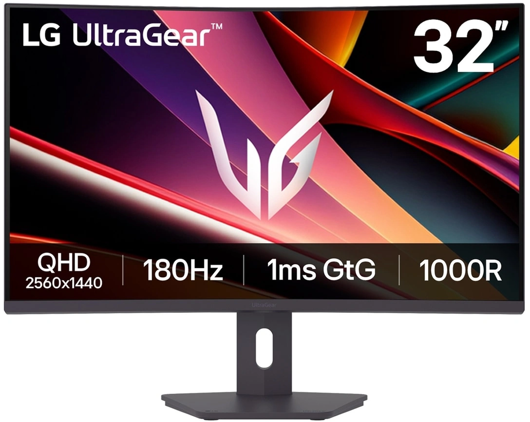 Монитор LG 31.5" UltraGear 32G600A-B черный VA LED 16:9 HDMI матовая HAS Piv 3000:1 300cd 178гр/178гр 2560x1440 180Hz FreeSync DP 2K 6.7кг