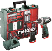 Дрель-шуруповерт Metabo Powermaxx BS аккум. патрон:быстрозажимной (кейс в комплекте) (600080880)