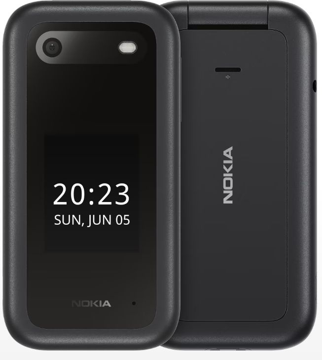 Мобильный телефон Nokia 2660 TA-1469 DS EAC черный раскладной 3G 4G 2Sim 1.8" 120x160 Series 30+ 0.3Mpix GSM900/1800 GSM1900 FM Micro SD max32Gb