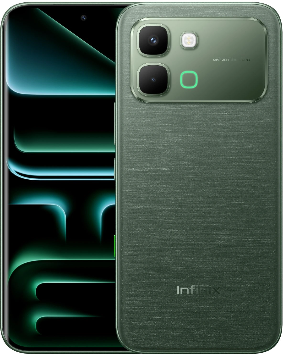 Смартфон Infinix X6887 Note Edge 256Gb 8Gb зеленый моноблок 3G 4G 2Sim 6.78" 1208x2644 Android 16 50Mpix 802.11 a/b/g/n/ac NFC GPS GSM900/1800 GSM1900 Protect FM