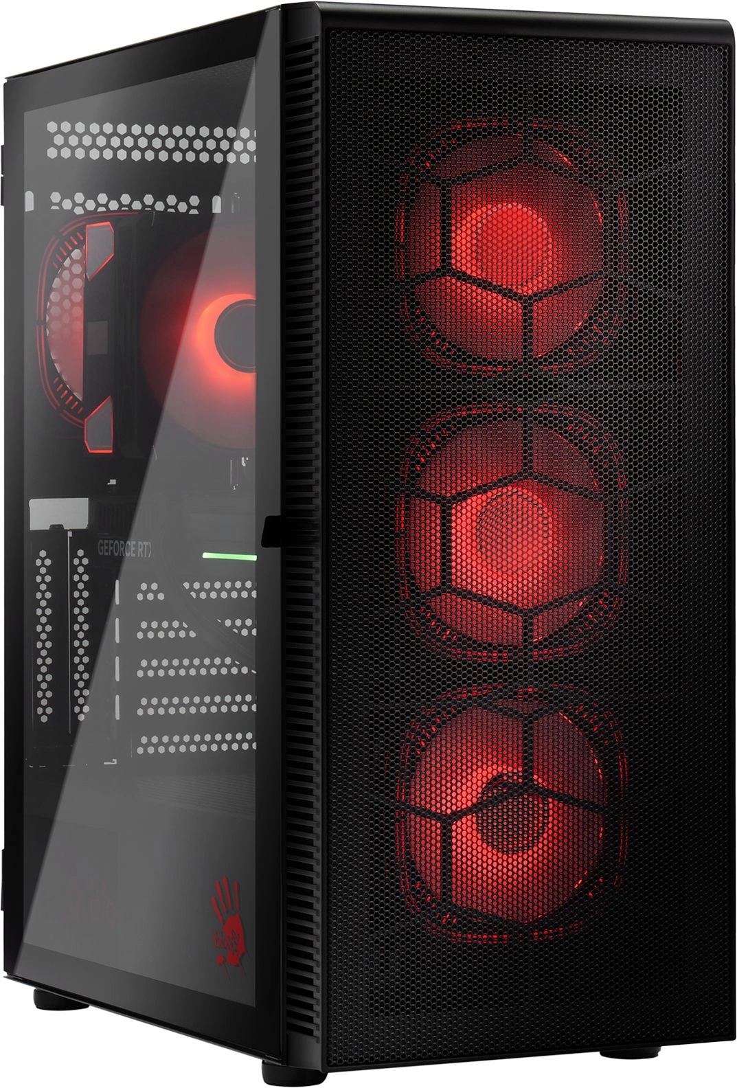 ПК Bloody BD-PC CB76T2 TWR i7 14700F (2.1) 32Gb SSD1Tb RTX5060 8Gb Windows 11 Home 64 2.5xGbitEth 650W черный (RUS) (2141980)