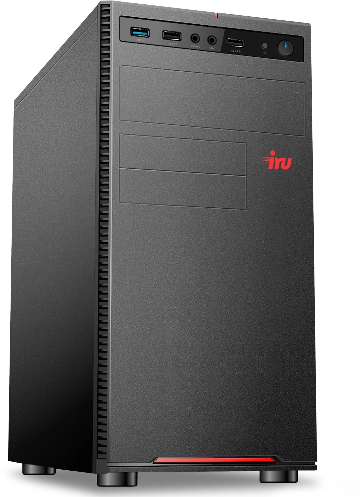 ПК IRU Home 310H6SE MT i3 13100 (3.4) 8Gb SSD256Gb UHDG 730 Free DOS GbitEth 400W черный (2032024)