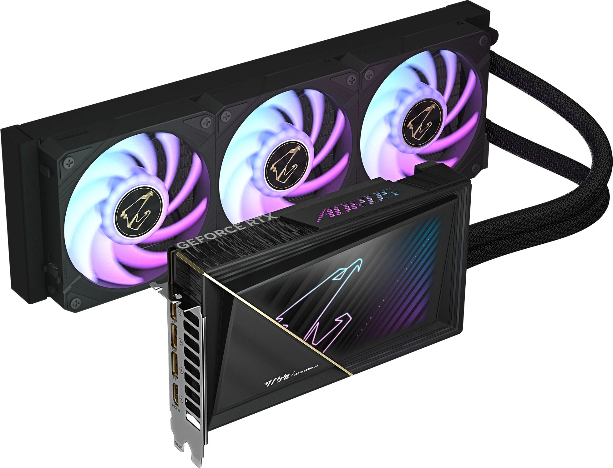 Видеокарта Gigabyte PCI-E 5.0 GV-N5080AORUSX W-16GD NVIDIA GeForce RTX 5080 16Gb 256bit GDDR7 2805/30000 HDMIx1 DPx3 HDCP Ret