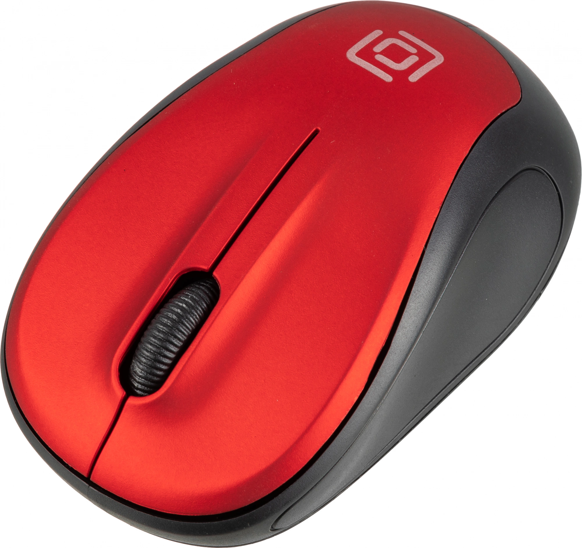 Мышь Оклик 665MW черный/красный оптическая 1600dpi беспров. USB для ноутбука 3but (1025135)