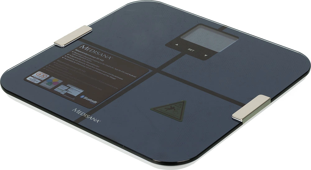 Весы напольные электронные Medisana BS 440 Connect макс.180кг черный