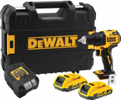 Дрель-шуруповерт DeWalt DCD708D2T-QW 340Вт аккум. патрон:быстрозажимной (кейс в комплекте)