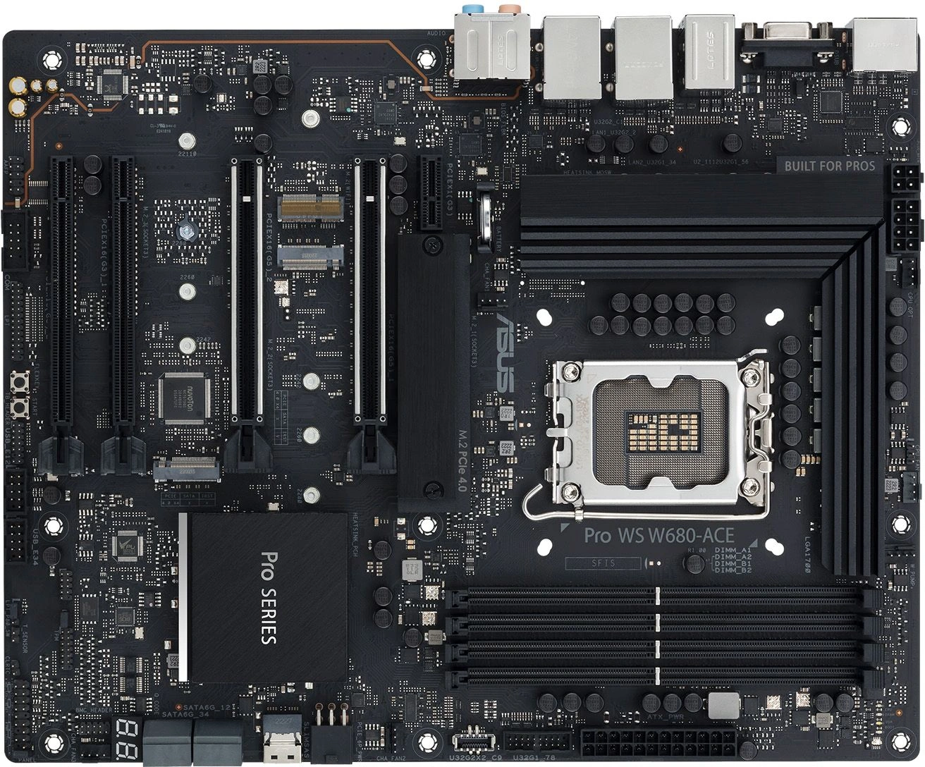 Материнская плата Asus PRO WS W680-ACE Soc-1700 Intel W680 4xDDR5 ATX AC`97 8ch(7.1) 2x2.5Gg RAID+VGA+HDMI+DP