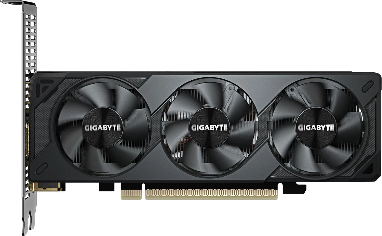 Видеокарта Gigabyte PCI-E 5.0 GV-N5050OC-8GL 1.0 NVIDIA GeForce RTX 5050 8Gb 128bit GDDR6 2587/20000 HDMIx2 DPx2 HDCP Ret low profile Видеокарта Gigabyte PCI-E 5.0 GV-N5050OC-8GL 1.0 NVIDIA GeForce RTX 5050 8Gb 128bit GDDR6 2587/20000 HDMIx2 DPx2 HDCP Ret low profile