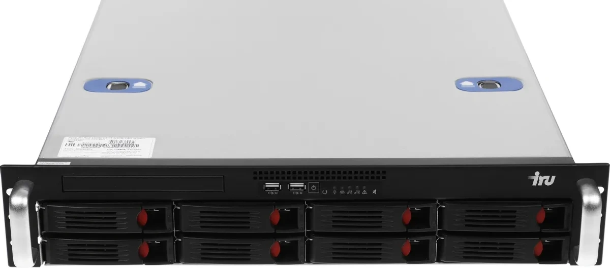 Сервер IRU Rock s2108e 1x6146 2x16Gb С621 AST2500 2xGigEth 1x800W w/o OS (2154481)