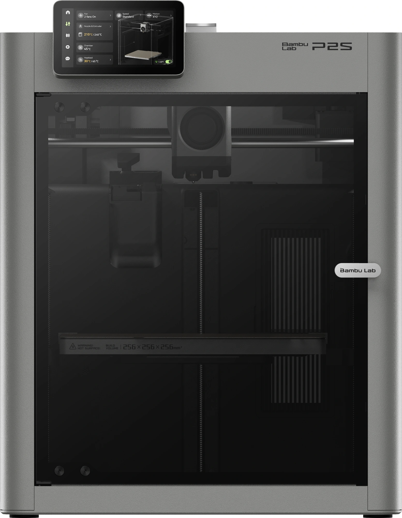 Принтер 3D Bambu Lab P2S 256x256x256мм ABS/PLA/PETG/ASA/Carbon/Glassfiber/TPU 80мкм