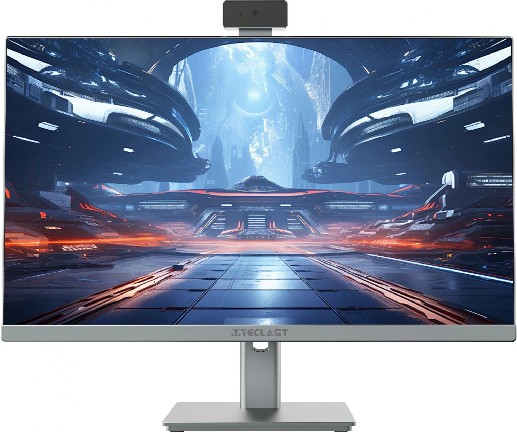 Моноблок Teclast V27 Air 27" QHD i3 12100 (3.3) 16Gb SSD512Gb UHDG 730 Windows 11 Pro GbitEth WiFi BT 120W клавиатура мышь Cam серый 2560x1440