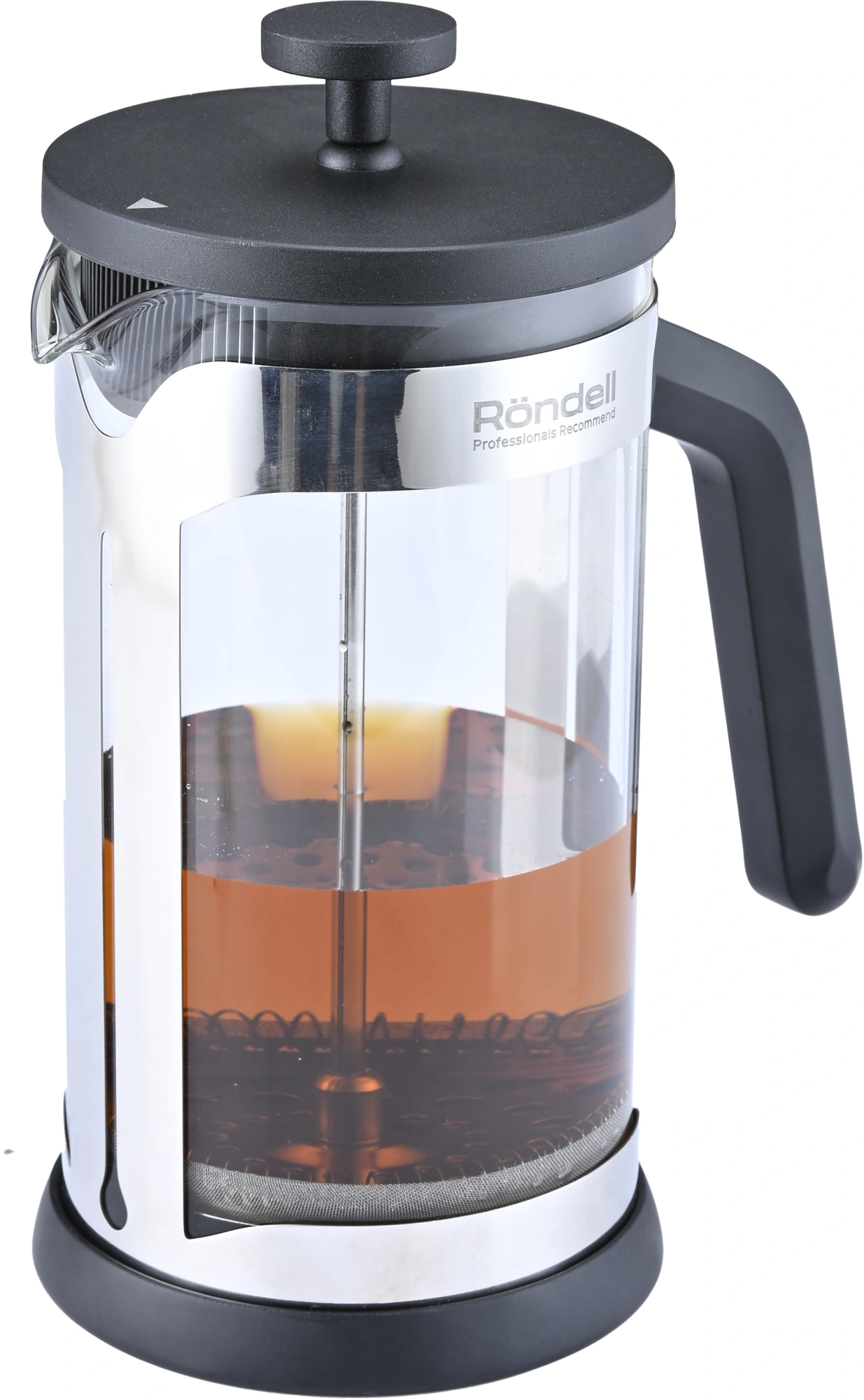 Френч-пресс Rondell Brando RDS-2026 0.6л черный/стальной