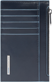Чехол для кредитных карт Piquadro Blue Square PP6561B2R/BLU2 темно-синий натур.кожа