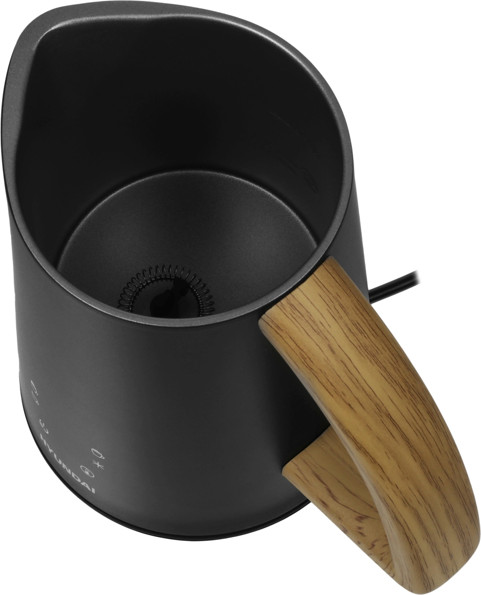 Капучинатор Hyundai HMF-P900 500мл черный/коричневый