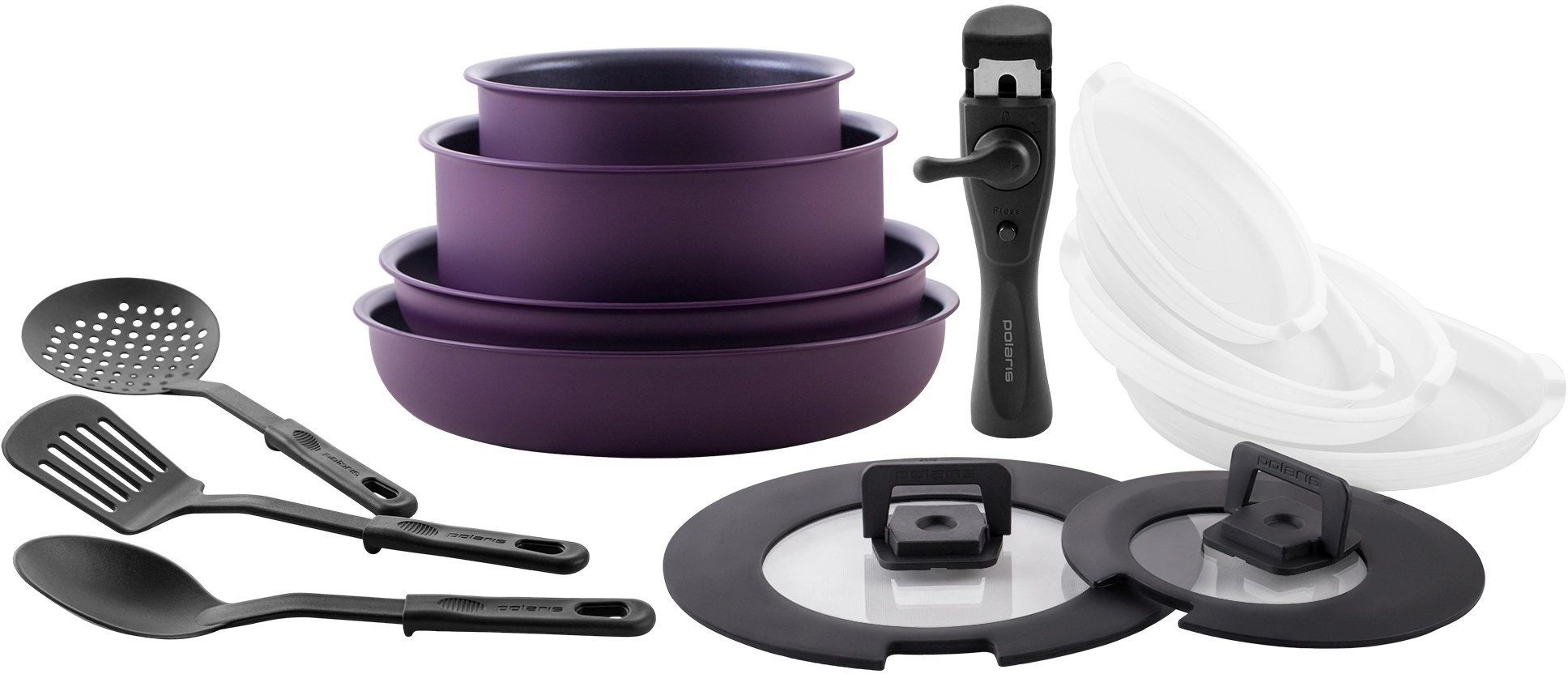 Набор посуды Polaris EasyKeep 14D 14 предметов Набор посуды Polaris EasyKeep 14D 14 предметов