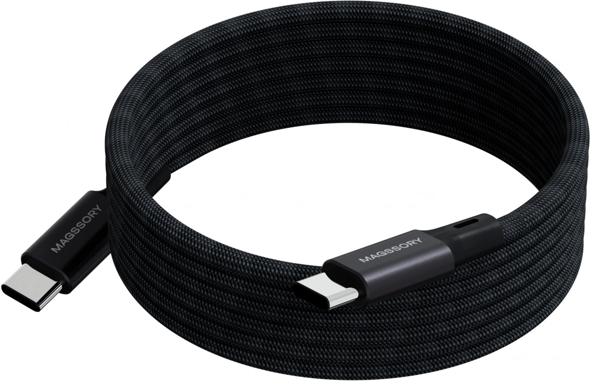 Кабель Magssory CBL001 USB Type-C (m)-USB Type-C (m) 1.2м черный коробка (упак.:1шт)