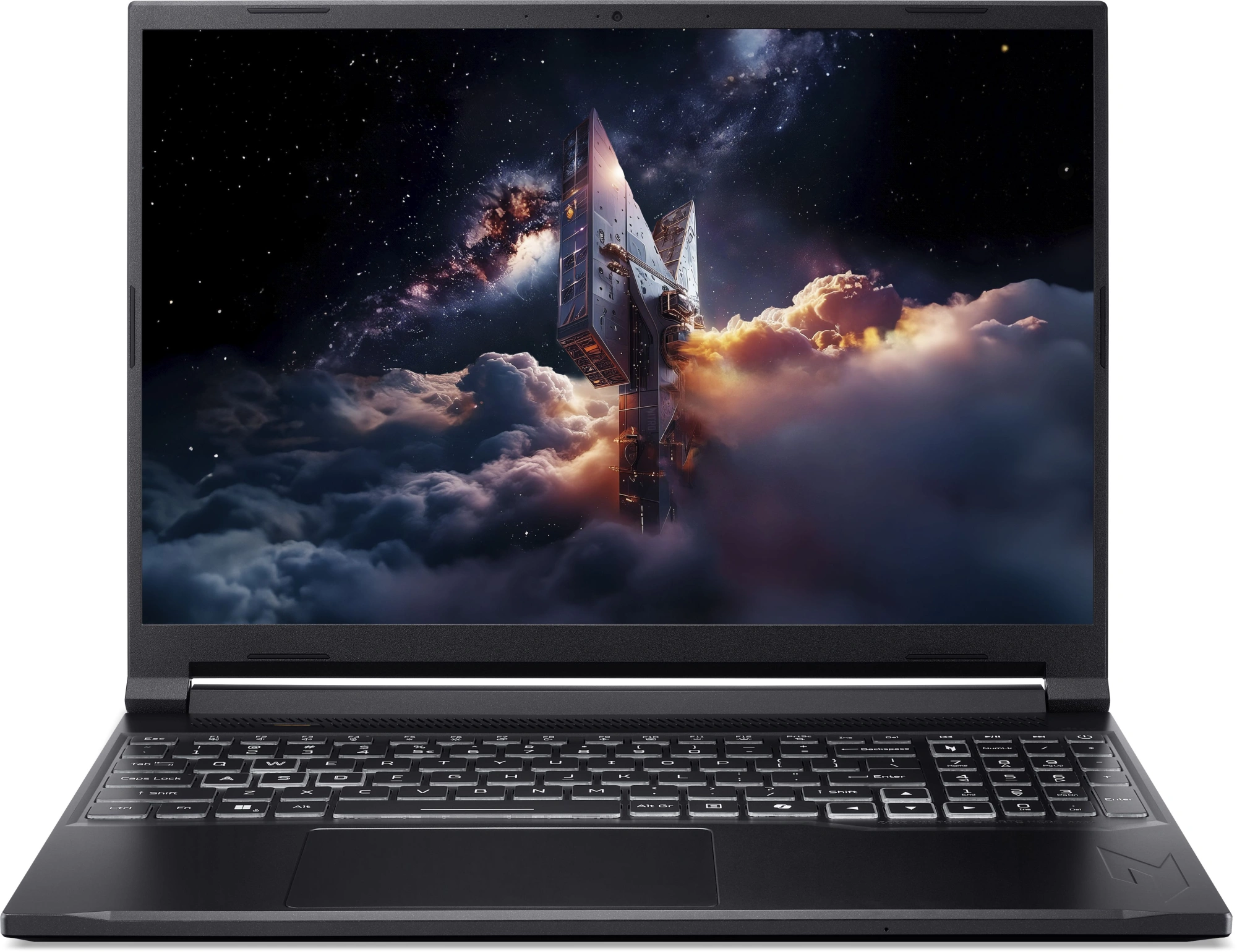 Ноутбук Acer Nitro V 16S ANV16S-71-58YF Core 5 210H 16Gb SSD1Tb NVIDIA GeForce RTX 5060 8Gb 16" IPS WQXGA (2560x1600) без ОС black WiFi BT Cam (NH.U28CD.001)