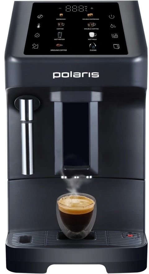 Кофемашина Polaris PACM 2048SW 1450Вт черный