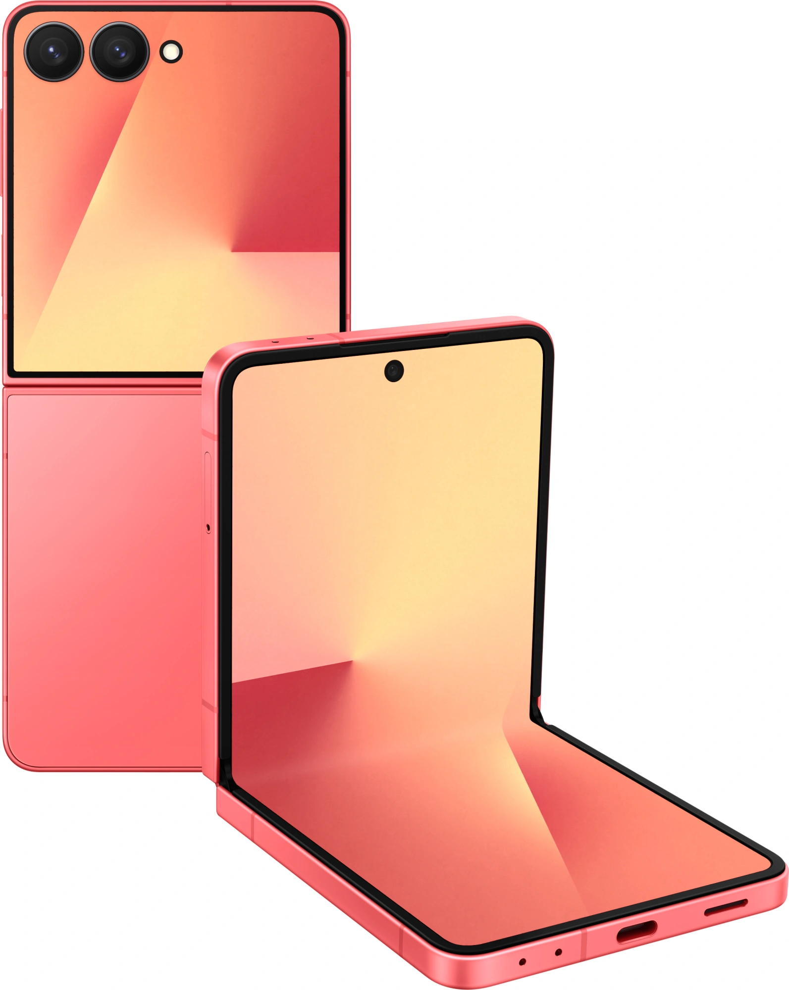 Смартфон Samsung SM-F766B Galaxy Z Flip7 512Gb 12Gb коралловый раскладной 3G 4G 1Sim 6.9" 1080x2520 Android 16 50Mpix 802.11 a/b/g/n/ac/ax/be NFC GPS GSM900/1800 GSM1900 Protect